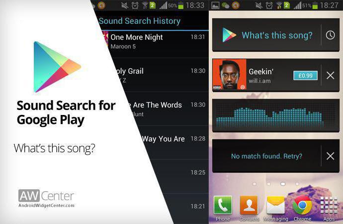 Ανασκόπηση δημοφιλών προγραμμάτων για αναγνώριση μουσικής στο "Android"
