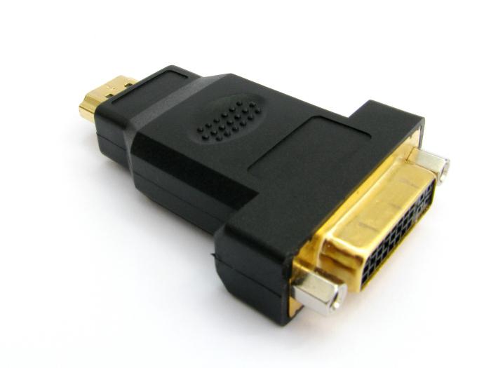 Προσαρμογέας DVI-HDMI: περιγραφή, σκοπός, τεχνικά χαρακτηριστικά της συσκευής